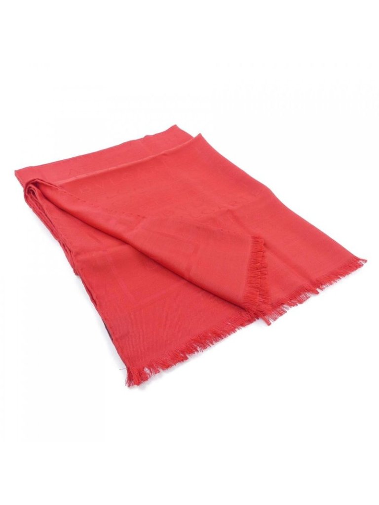 Bvlgari Stole Scarf Scarves Red